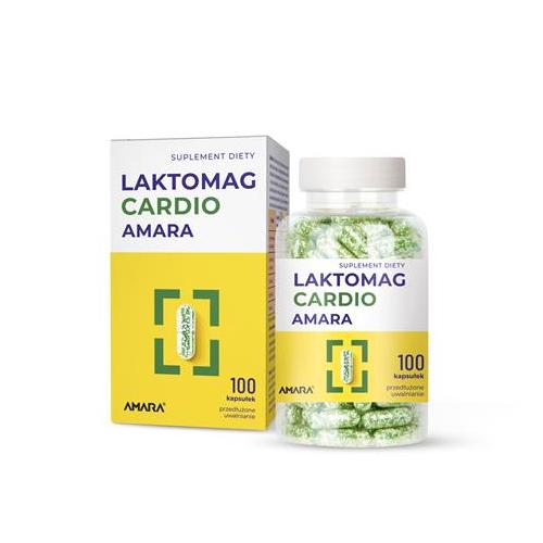 Miniaturka artykułu - AMARA Laktomag Cardio, 100 kapsułek