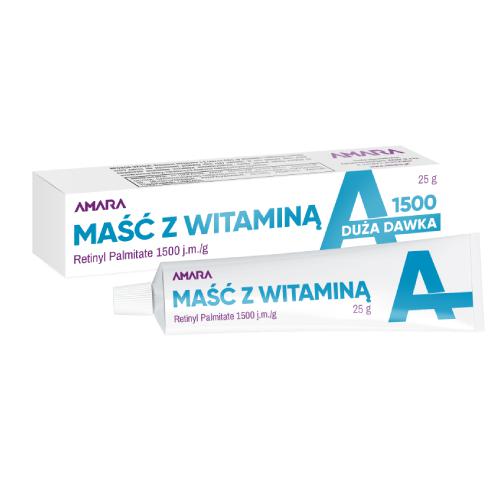 Miniaturka artykułu - Amara Maść z witaminą A, 25g