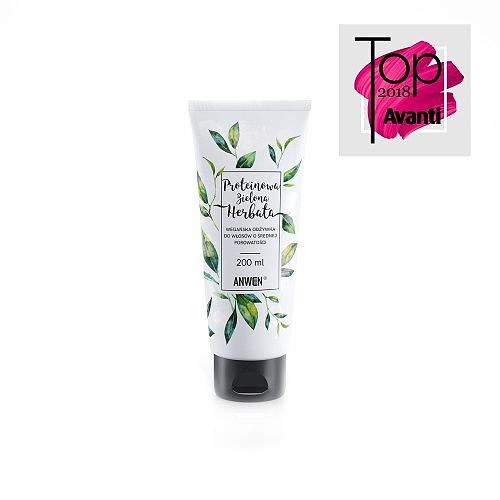Miniaturka artykułu - ANWEN Odżywka do włos&oacute;w Proteinowa Zielona herbata, 200ml