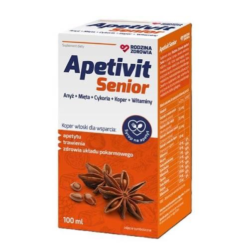 Miniaturka artykułu -  Rodzina Zdrowia Apetivit Senior syrop, 100ml