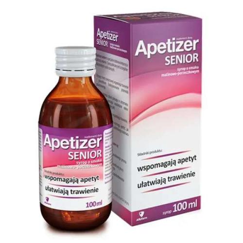 Miniaturka artykułu - APETIZER SENIOR Syrop malinowo-porzeczkowy - 100 ml 