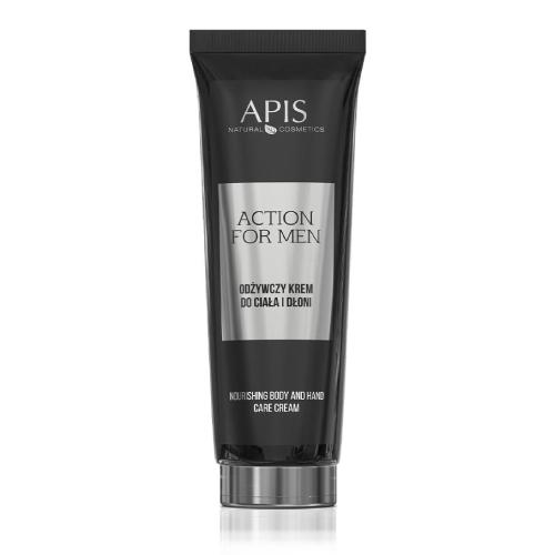 Miniaturka artykułu - APIS Action For Men odżywczy krem do ciała i dłoni, 100ml