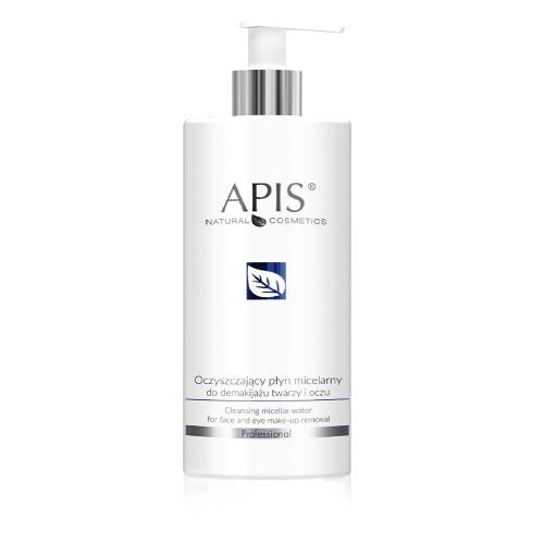 Miniaturka artykułu - APIS Cleansing Micellar Water oczyszczający płyn micelarny do demakijażu twarzy i oczu, 500ml
