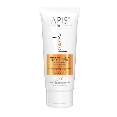 Miniaturka artykułu - APIS regenerujący krem do rąk z olejkiem brzoskwiniowym i migdałowym, ekstraktem z mango, 50ml