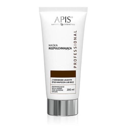 Miniaturka artykułu - APIS Maska Rozpulchniająca z siemieniem lnianym, 200 ml