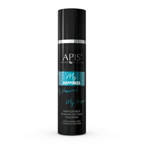Miniaturka artykułu - APIS My Happiness Nawilżająca mgiełka do ciała i włos&oacute;w, 150ml