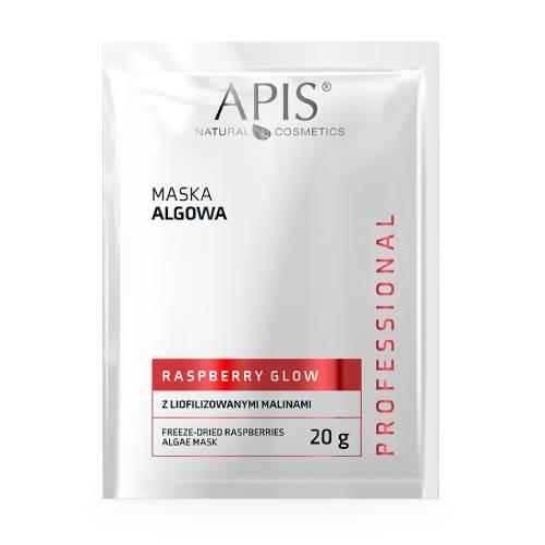 Miniaturka artykułu - APIS PROFESSIONAL Raspberry Glow Maska algowa z liofilizowanymi malinami, 20 g