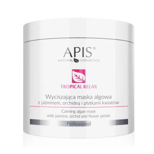 Miniaturka artykułu - APIS Tropica Relax Wyciszająca maska algowa jaśmin + orchidea, 200g