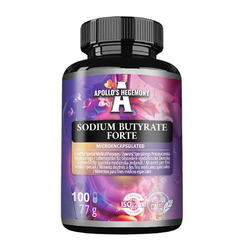 Miniaturka artykułu - Apollo's Hegemony Sodium Butyrate Forte, 100 kaps.