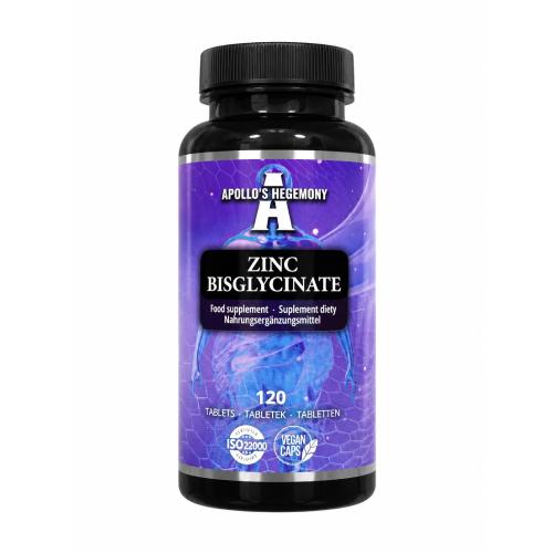 Miniaturka artykułu - Apollo's Hegemony Zinc Bisglycinate, 120 tabl.