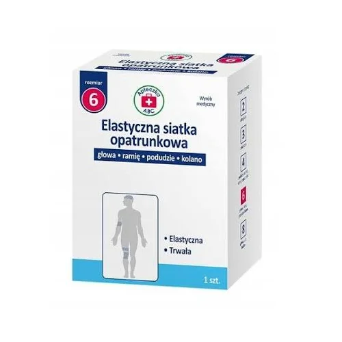Miniaturka artykułu - Apteczka ABC Siatka opatrunkowa elastyczna 6, 1 szt.