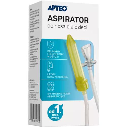 Miniaturka artykułu - APTEO CARE Aspirator do nosa dla dzieci - 1 sztuka