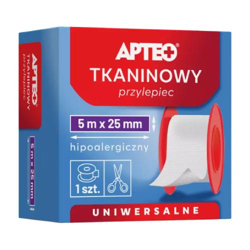 Miniaturka artykułu - APTEO Przylepiec tkaninowy 5m x 2,5cm