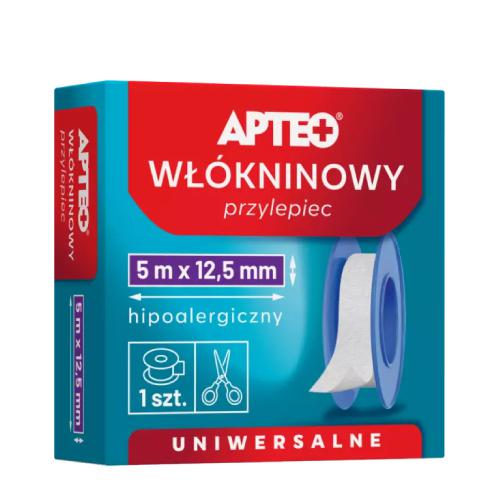 Miniaturka artykułu - APTEO Przylepiec Wł&oacute;kninowy 5mx1,25cm, 1 sztuka