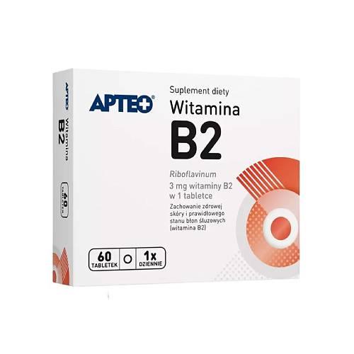 Miniaturka artykułu - Apteo Witamina B2, 60 tabl.