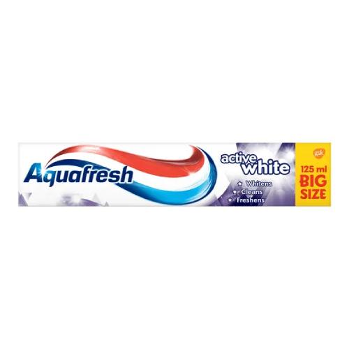 Miniaturka artykułu - Aquafresh Pasta do zęb&oacute;w Active White, 125ml