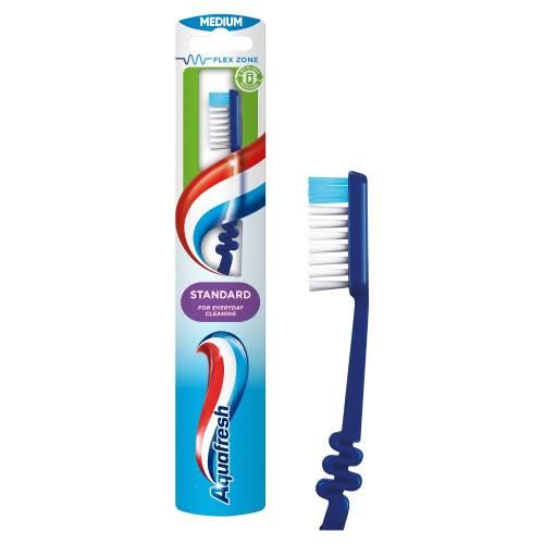 Miniaturka artykułu - Aquafresh Standard Medium Szczoteczka do zęb&oacute;w