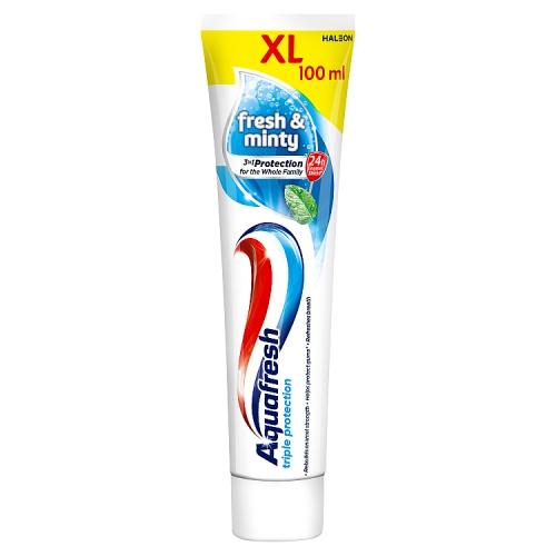 Aquafresh Triple Protection Fresh & Minty Family Uniwersalna pasta do zęb&oacute;w dla całej rodziny, 100 ml