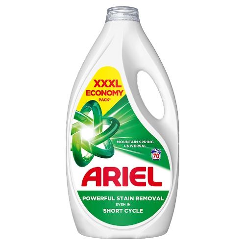Miniaturka artykułu - Ariel Mountain Spring Płyn do prania, 3,15 l, 70 prań