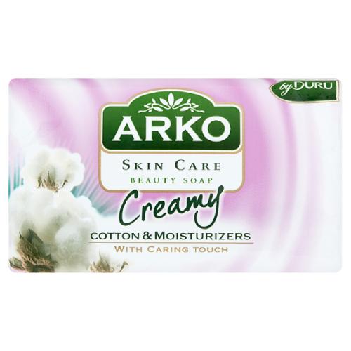 Miniaturka artykułu - ARKO Skin Care Creamy Bawełna Mydło w kostce, 90g