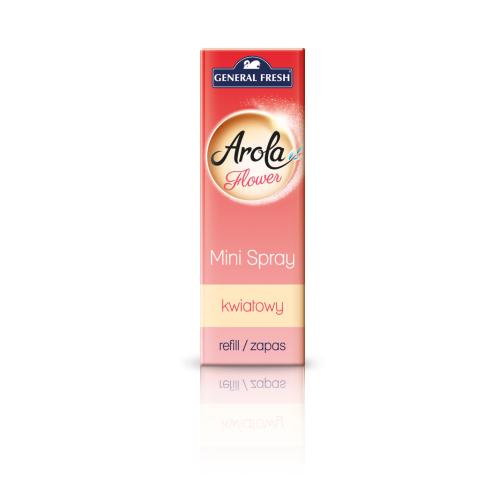 Miniaturka artykułu - General Fresh Arola Odświeżacz powietrza Mini Spray Kwiatowy - zapas, 15ml