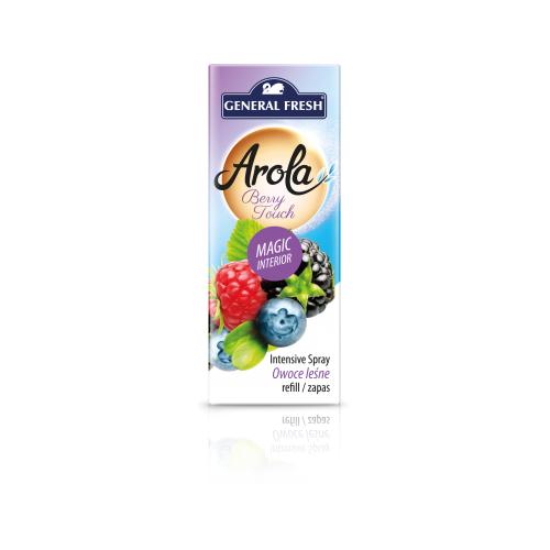 Miniaturka artykułu - General Fresh Arola Zapas do odświeżacza powietrza w sprayu Magiczna Owoce leśne, 40ml