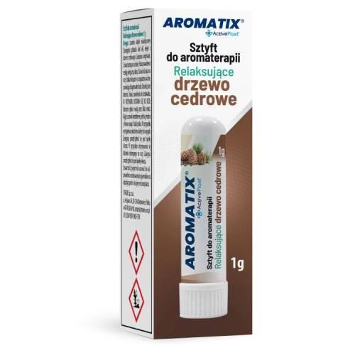 Miniaturka artykułu - Aromatix Sztyft do aromaterapii Relaksujące drzewo cedrowe, 1 szt.