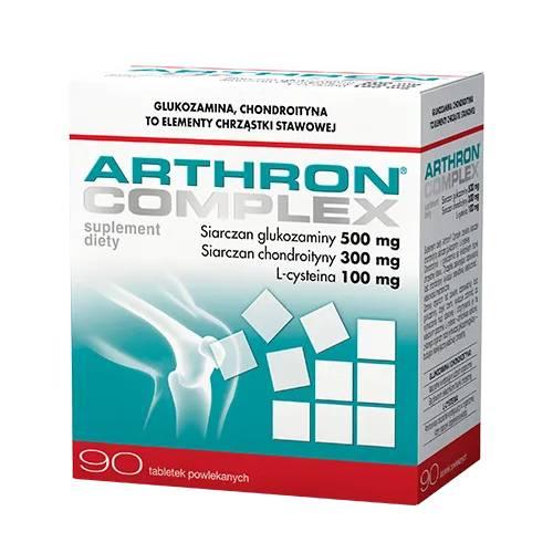 Miniaturka artykułu - Arthron Complex, 90 tabl. powl. - suplement diety z glukozaminą wspierającą pracę staw&oacute;w