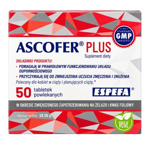 Miniaturka artykułu - Ascofer Plus, 50 tabl.