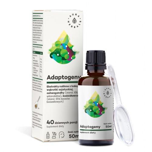 Miniaturka artykułu - AURA HERBALS Adaptogeny, 50ml