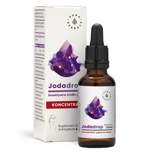 Miniaturka artykułu - AURA HERBALS Jodadrop Bioaktywne źr&oacute;dło jodu KONCENTRAT - 30ml