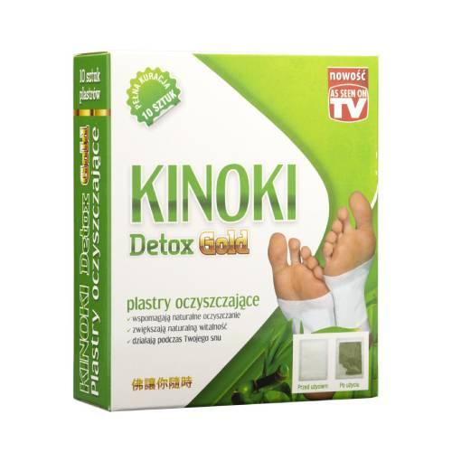 Zdjęcie produktu - AURA HERBALS Kinoki Detox Gold Plastry oczyszczające, 10szt.
