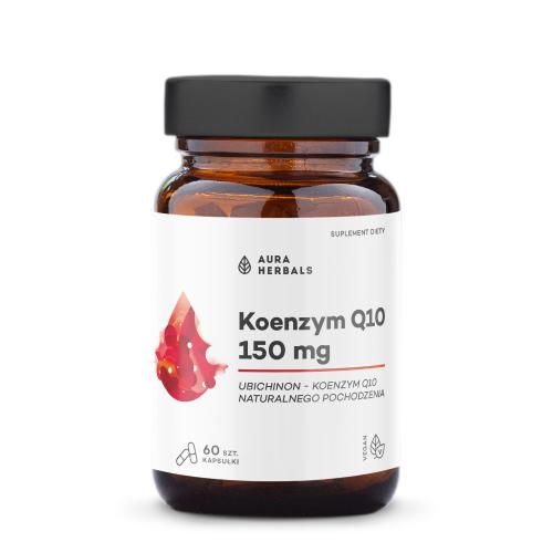 Miniaturka artykułu - Aura Herbals Koenzym Q10 150 mg ubichinon, 60 kaps.