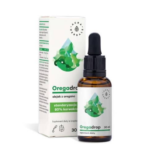 Miniaturka artykułu - Aura Herbals Oregadrop Olejek z Oregano krople, 30 ml