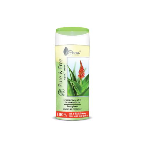 Miniaturka artykułu - AVA Pure & Free Dwufazowy płyn do demakijażu, 200ml