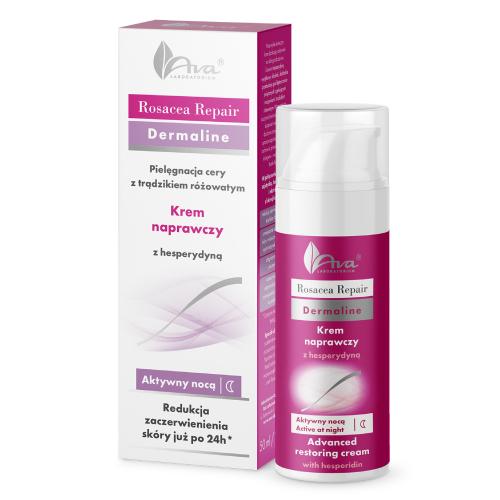 Miniaturka artykułu - AVA Rosacea Krem naprawczy na noc, 50ml