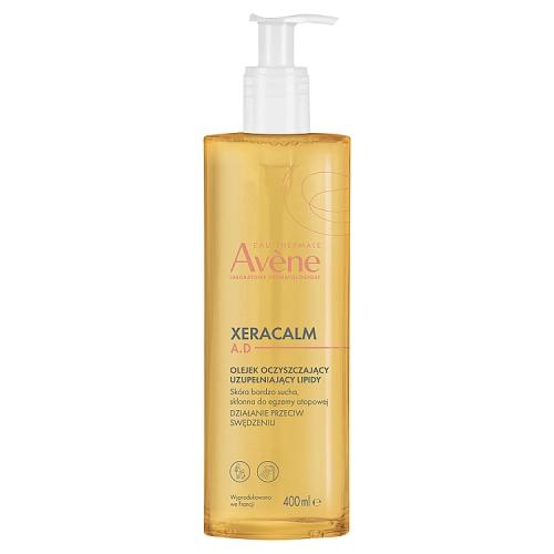 AVENE XERACALM A.D Uzupełniający lipidy olejek oczyszczający, 400ml
