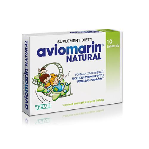Miniaturka artykułu - Aviomarin Natural - 10 tabletek (22418)