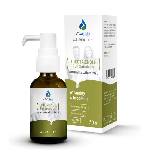 Miniaturka artykułu - Avitale Tokotrienole Full Spectrum Naturalna Witamina E, 30 ml