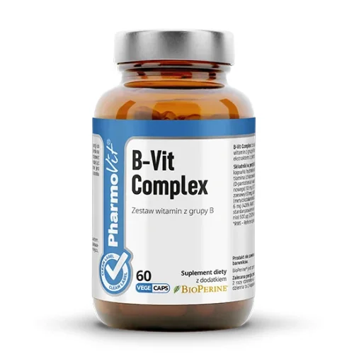 Miniaturka artykułu - Pharmovit B-Vit Complex, 60 kaps.