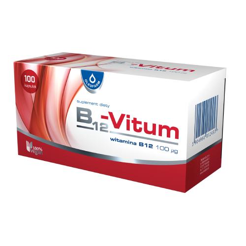 Miniaturka artykułu - B12-Vitum - 100 kapsułek