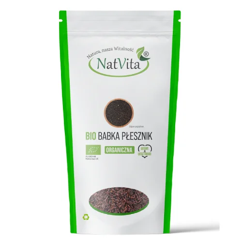 Miniaturka artykułu - NatVita Bio Babka płesznik nasiona, 370 g