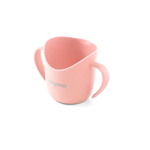 BabyOno Ergonomiczny kubek treningowy FLOW brzoskwiniowy