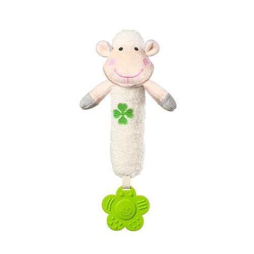 Miniaturka artykułu - BABYONO 606 Piszczek SWEET LAMBIE, beżowa 1szt.