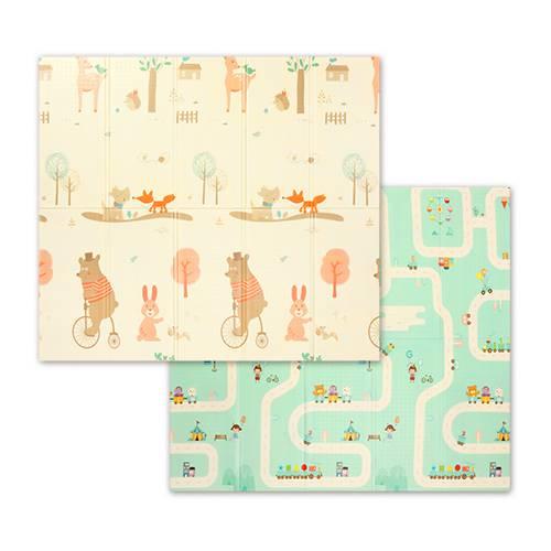 Miniaturka artykułu - BABYONO Edukacyjna mata piankowa XPE 180x200cm