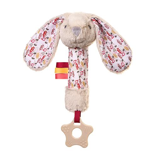 Miniaturka artykułu - BABYONO Piszczek z gryzakiem Rabbit Milly 1528