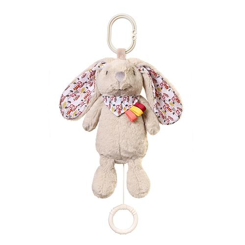 Miniaturka artykułu - BABYONO Zabawka dla dzieci z pozytywką Rabbit Milly 1526