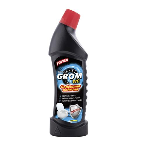 Miniaturka artykułu - BactiGROM Power Żel do czyszczenia toalety, 750ml