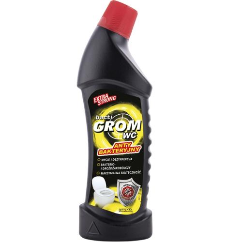 Miniaturka artykułu - BactiGROM Środek do mycia i dezynfekcji toalety Antybakteryjny, 750ml