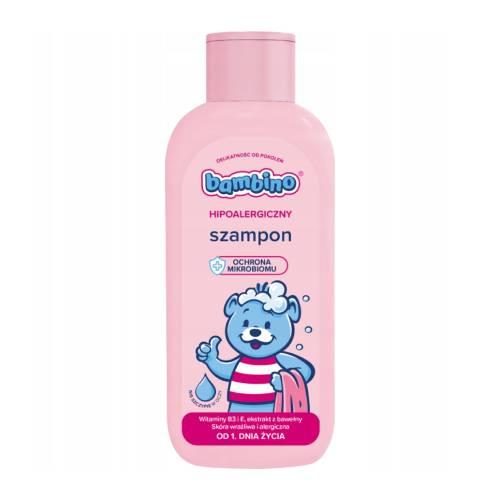 Miniaturka artykułu - Bambino Hipoalergiczny Szampon od 1. dnia życia, 400 ml